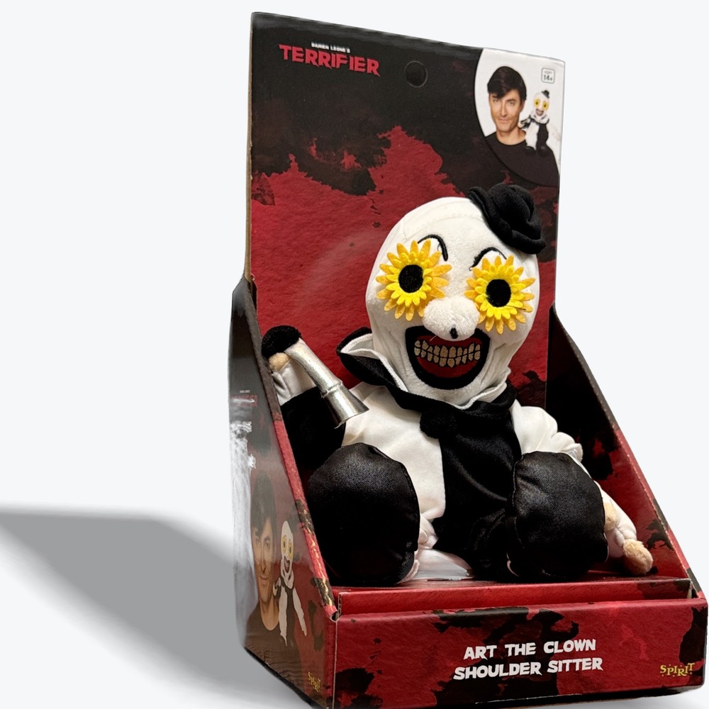 Spirit Terrifier Art the Clown‎ Shoulder Sitter Plush Attaching Noise Activated
